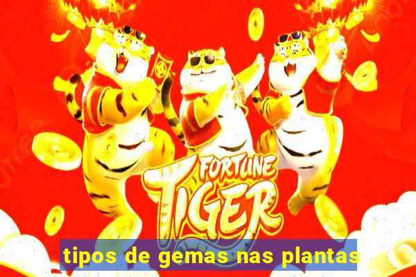 tipos de gemas nas plantas